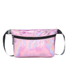 Pink Holographic PU Laser Waist Bag Fanny Pack Bum Bag for Travel And Beach