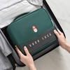 Empty First Aid Bags Travel Medical Supplies Cosmetic Organizer Insulated Medicine Bag Convenient Safety Kit Suit for Family Outdoors Hiking Camping Car Office Workplace Green Mom Son Bag 