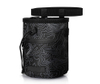 Chalk Bag Iconic Topographical Map Draw String Closure 2 Zippered Pockets Brush Holder Chalk Bag for Rock Climbing Bouldering Weightlifting Gymnastics More