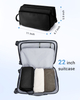 Toiletry Bag for Men Wide Opening Travel Toiletry Bag for Men Dopp Kit Water Resistant Shaving Hygiene Bag for Bathroom Shower Travel Size Toiletries