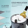 6 Cans Travel Beer Cold Thermal Bags Beach Summer Picnic Collapsible Custom Soft Cooler Insulated Bag