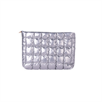 Glossy Cotton Water Resistant Durable Lightweight Small Portable Makeup Organizer Cosmetic Bag Multi Color