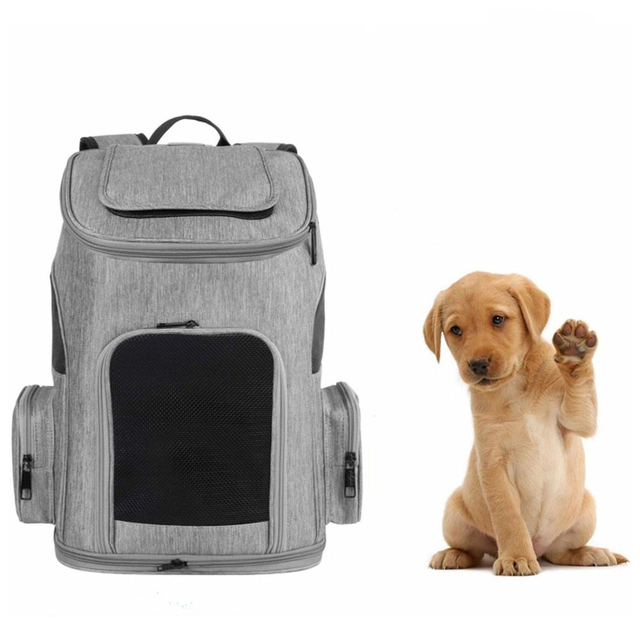 Airline approved pet backpack travel pet dog cat carrier portable outdoor dog backpack bag