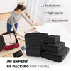 Custom Logo Clothes Storage Travel Organizer Bag Set for Home Compressed 7pcs Set Travel Luggage Organizer