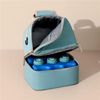 Double Decker Baby Bottle Breast Pump Cooler Bag for Breast Milk Waterproof Insulated Cooler Bag for Traveling