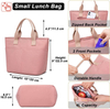 Large Cooler Bag Insulated Lunch Bag Women with Portable Handle Beach Hiking Work Picnic Cooler Tote Bag