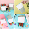 PU Corduroy Stand-up Transformer Bag Colorful Organizer Cosmetics Pouch Makeup Bag