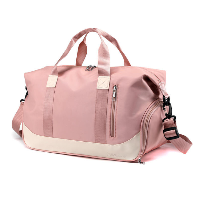 New travel large capacity popular sports leisure swimming yoga excursion handbag women's duffel bag fitness bag