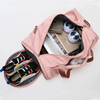 Customize Logo Large Duffel Gym Travel Overnight Weekender Bags with Shoe Compartment