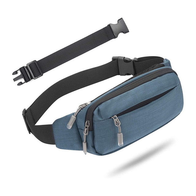 Fanny Pack for Men Women Water Resistant Waist Pack Bag with Adjustable Strap for Running Hiking Travel Belt Bag Fit All Phones