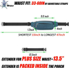 Fanny Pack for Men Women Water Resistant Waist Pack Bag with Adjustable Strap for Running Hiking Travel Belt Bag Fit All Phones