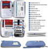 Car Document Holder Travel Wallet Document Organizer Travel Wallet Family Passport Holder Portable & Foldable Case for Cards