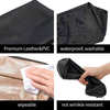 Portable Opens Flat Travel Makeup Bag Organizer Waterproof Pu Leather Large Cosmetics Toiletry Bag