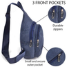Portable Fashion Boys Sling Cross Body Pack Unisex Chest Bag Men's Crossbody Bag Single Shoulder