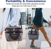 Sturdy double deck new fashion customize waterproof wholesale custom logo thermal soft insulated lunch cooler bag