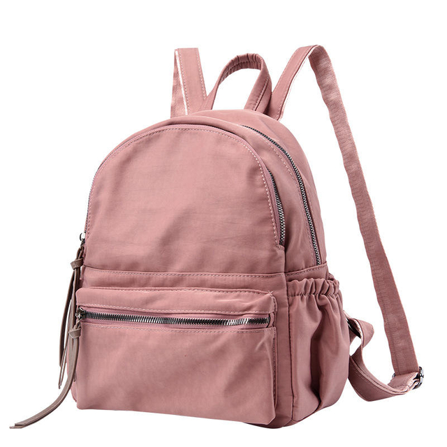 Fashionable Designer Street Metro Girl Mini Pink Mochilas Daypack School College Back Pack Small Travel Girls Backpack