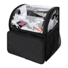 Women Clear Cosmetic Bag Double Layer Makeup Bag Custom Printed Logo Cosmetic Bags Cases for Travel
