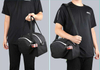 Durable high quality portable portable custom logo customize hand held premium sport gym tote bags men women duffle leather bag