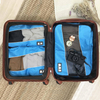 Large Capacity Waterproof Toiletries Travel Storage Set Bag Packing Cubes Save Space 3 Set Luggage Set Travel Bag