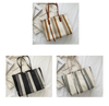 Fashion Shoulder Bag College Student Messenger Bag Cotton Canvas Handbag Casual Tote Crossbody