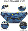 Workout Waist Belt Bag Camouflage Sling Chest Cross Body Bag Custom Logo Fanny Pack Bum Bag