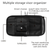 Wholesale Car Sun Visor Organizer Novel Car Storage Bag Modern Car Sunglasses Organizer
