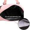 New Girls Weekender Overnight Duffle Bag Customized Fashion Pink Tote Duffle Bag Women