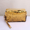 Sparkling Cute Sequin Make Up Bag Fashion Ladies Cosmetic Organizer Pouch Zipper Bag For Daily Travel