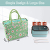 Custom Logo Women Shopping Cooler Tote Bag Work Office Lunch Bag Thermal Insulated Bag for Hiking Beach