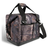 Customize travel camping fish food insulation bags picnic camo drinks can insulated soft cooler bag with tote strap