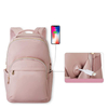 Laptop Backpacks Customized Color Women\'s Backpacks Wholesale Pink Oxford Backpack