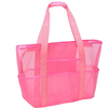 WELLPROMOTION NEW Custom Logo Reusable Shopping Bags Clear Shopping Bag Polyester Shopping Bag