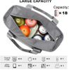 New Waterproof Canvas Cooler Lunch Bag Handbag Picnic Bag Women Convenient Lunch Box Tote School Food Storage Bags