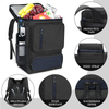 Blue Hiking Travel Picnic Large Capacity Waterproof Soft Shoulder Cooler Backpack Cooling Bags Insulated Bag