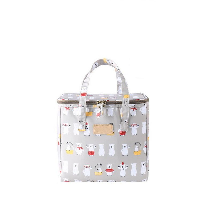 2022 New Fashion Carton Insulated Bag Cooler Lunch Bags With Different Pattern