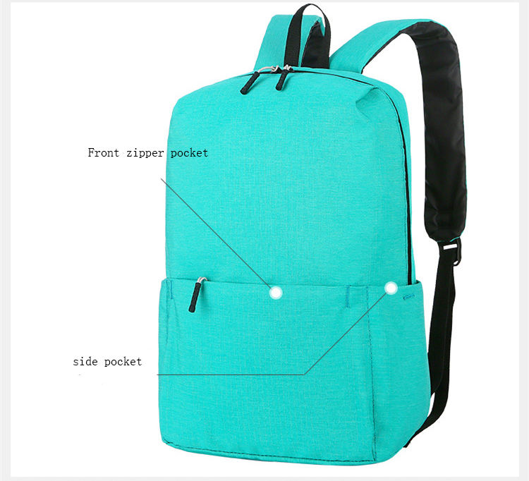 Anti-Water Bag Colorful For Women Men Light Weight Daypack Travel Hiking Rucksack Casual Travel Small Backpacks