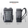 Gray Outdoor Camping Leakproof Large 24 Cans Beer Soft Cooler Lunch Backpack Cooling Bag Insulated Bags