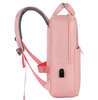 New Arrival Custom Waterproof Recycled Pet Fabric Daypack Pink Girl School Bag Travelling Rucksack Laptop Backpack for Women