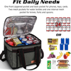Portable Insulated Thermal Cooler Lunch Box Waterproof Tote Picnic Thermal Bags For Food Reusable Lunch Tote Box
