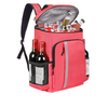 Red Waterproof Oxford Lightweight Shoulder Large Cooling Backpack Insulated Bags Cooler Bag For Women