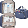 Large Capacity Travel Cosmetic Two Layer Makeup Box Organizer Bag Wash Detachable Hanger Designer Toiletry Bag