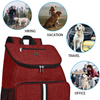 Soft breathable back design backpack for pets custom logo outdoor travel pet backpack carrier bag waterproof pet dog backpack