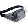 Hot Selling Sports Waist Bag Solid Color Running Fanny Pack Large Capacity Men Crossbody Purse