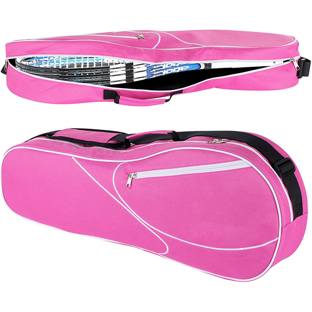 Custom Logo Racquet Tennis Duffel Bag Lightweight Tennis Racket Bag With Adjustable Shoulder Strap For Tennis Players