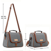 Insulated Cooler Leakproof Reusable Thermal Lunch Bag with Adjustable Shoulder Strap for Women, Men