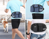 Men woman travel hiking running dog treat fanny pack waist bag with bottle holder for pet treat