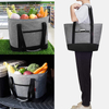 Large Insulated Grocery Bag Transport Cold Or Hot Food Picnic Beach Soft Cooler Bags for Food with Zippered Top