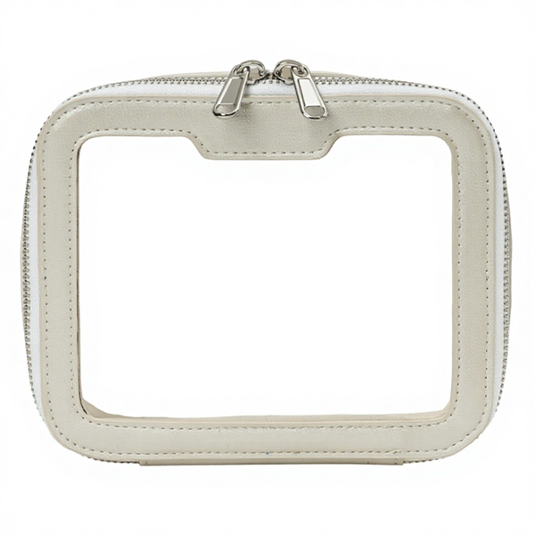 Large Capacity Waterproof Fashion Letter Pattern Travel Zipper Pouch Multifunctional Storage PU Leather Cosmetic Makeup Bag