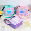 Hot Selling Bento Lunch Bag School Girls Insulated Rainbow Thermal Reusable Cooler Lunch Bag With Adjustable Shoulder Straps