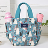 Custom Print Lunch Cooler Bag for Women Large Insulated Cooler Tote Bag with Water Bottle Holder And Side Pockets